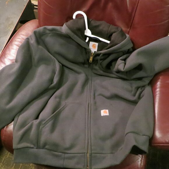 Carhartt thermal lined hoodie large green - Picture 1 of 1